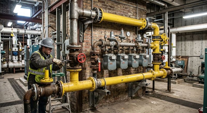 Commercial Gas Piping in Denver County, CO