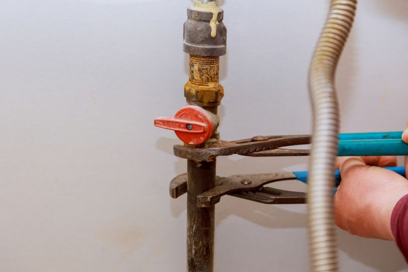 Gas Line Connection