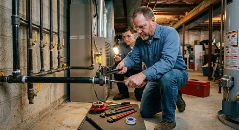 Gas Plumbing Installation in Fredericksburg, VA