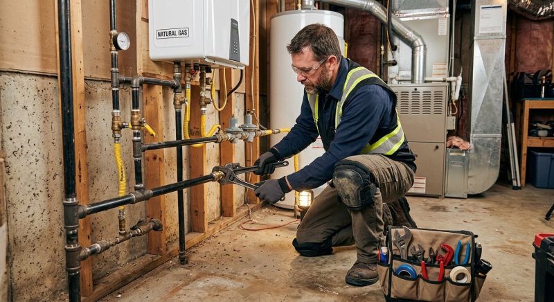 Home Gas Line Installation in Fredericksburg, VA