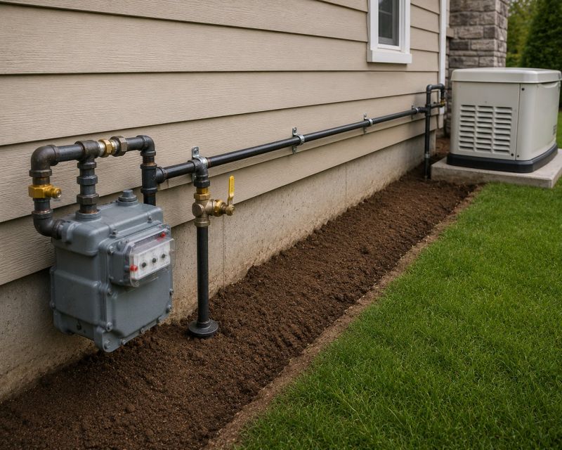 Natural Gas Line Installation in Columbus, OH