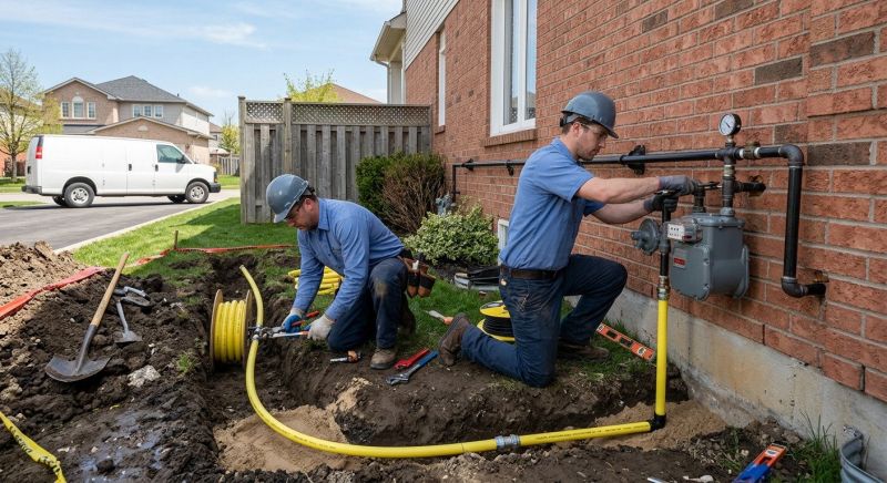 Natural Gas Line Installation in San Antonio, TX
