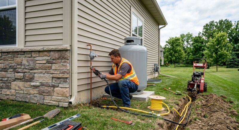 Propane Line Replacement in Kansas City, MO