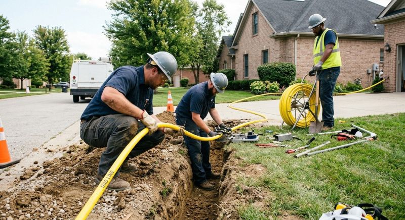 Underground Gas Line Service in Austin, TX